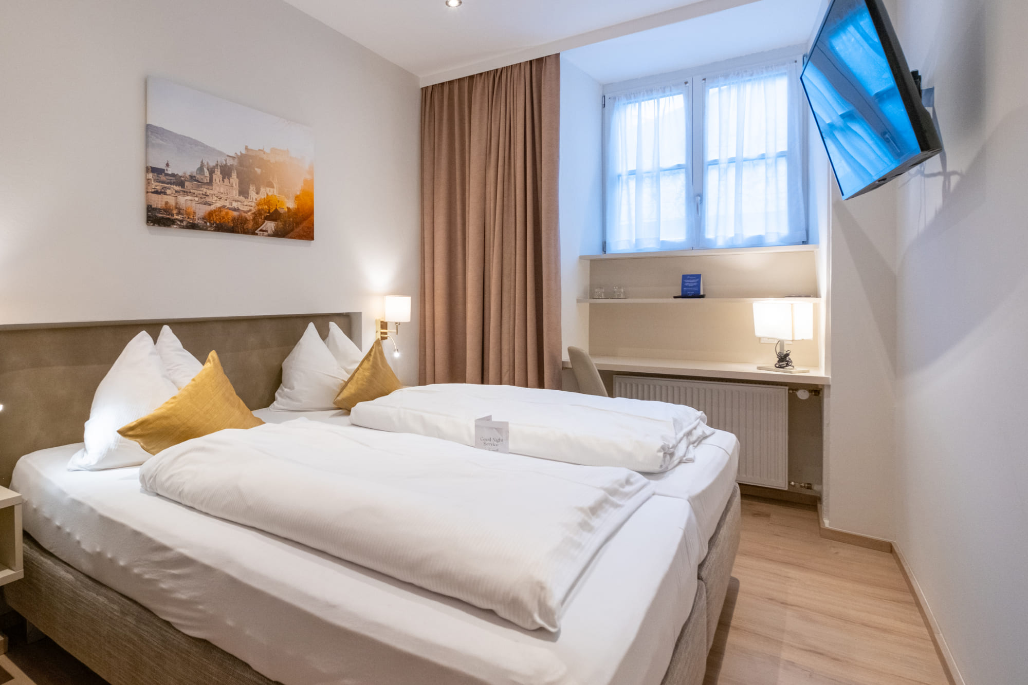 Doppelzimmer Economy der Trumer Stube Salzburg