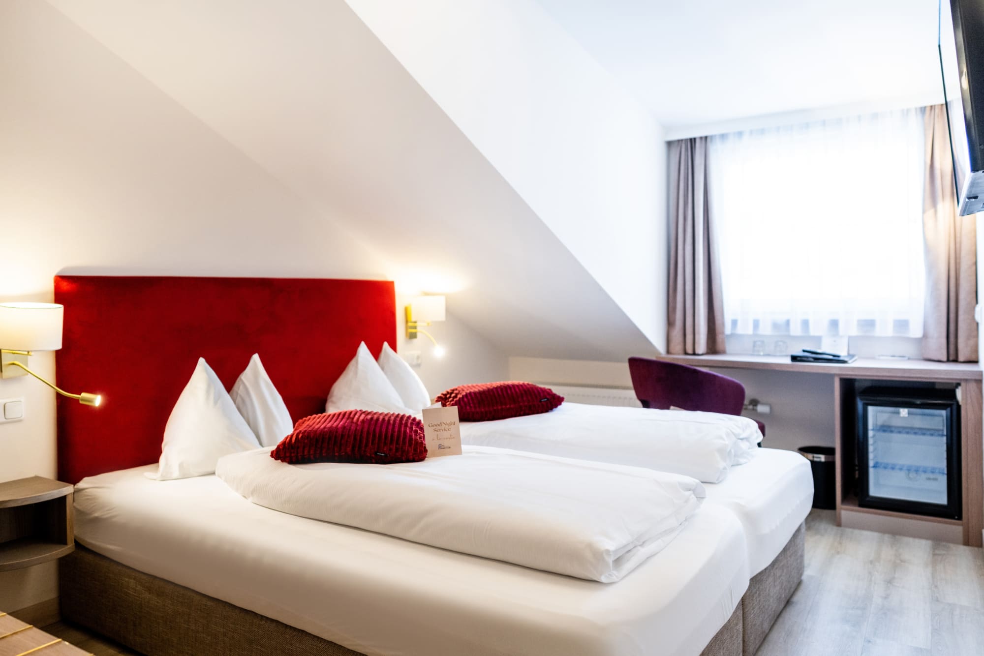 Doppelzimmer Standard der Trumer Stube Salzburg