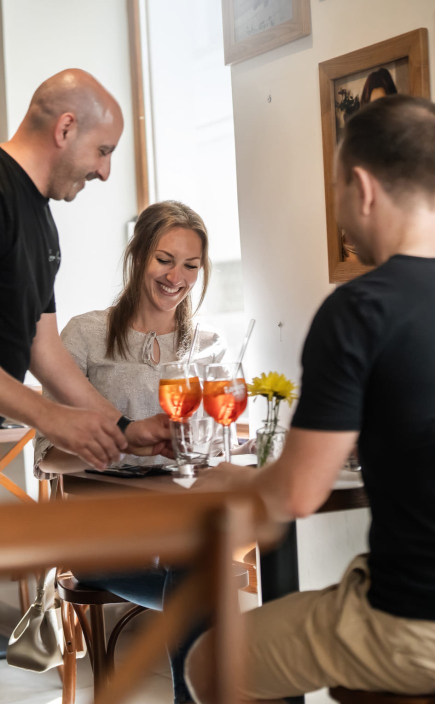 Gemeinsamer Restaurantbesuch in Salzburg