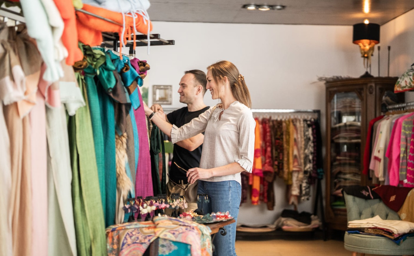 Shopping in den Gassen der Salzburger Altstadt