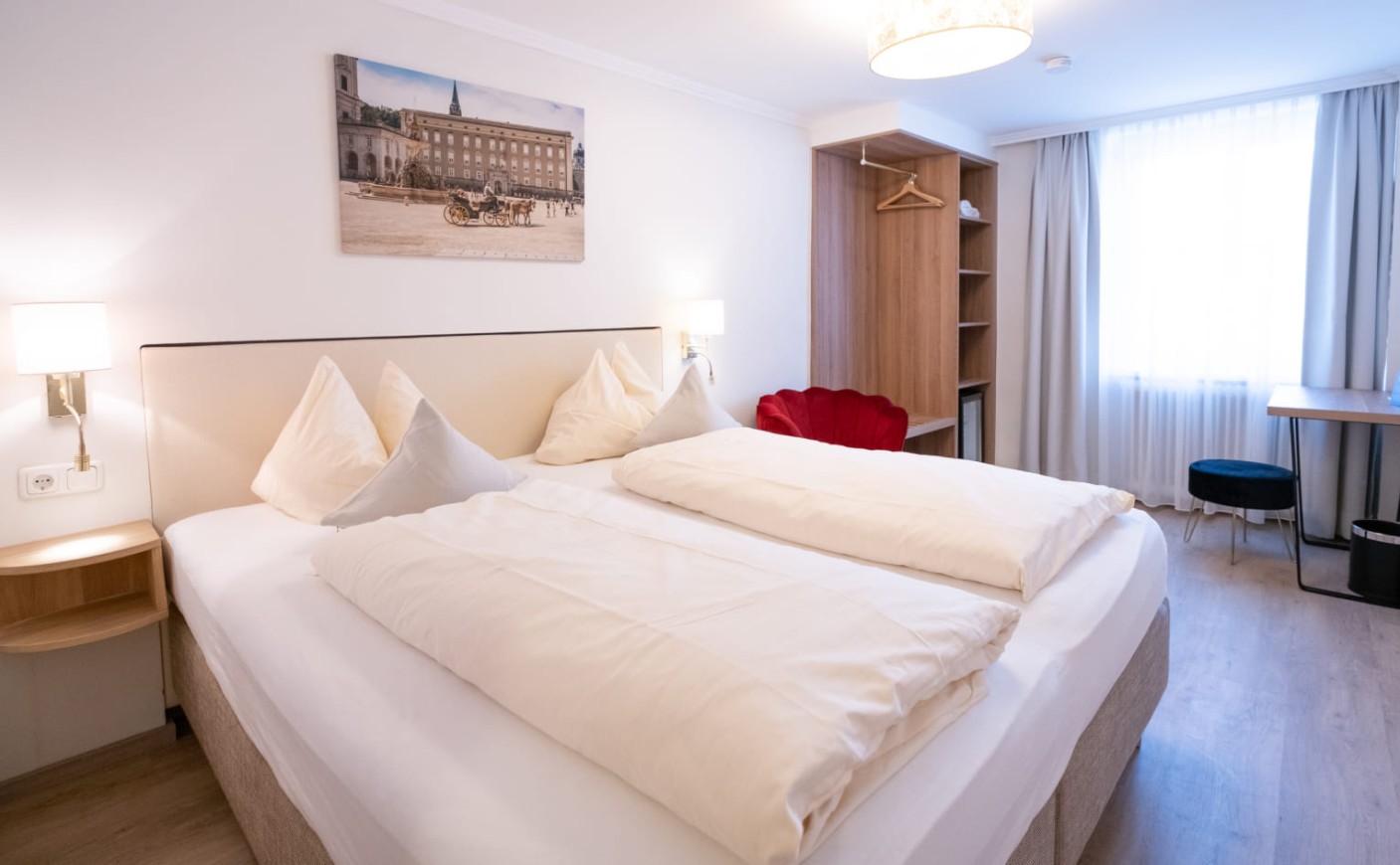 Doppelzimmer Premium in der Trumer Stube Salzburg 